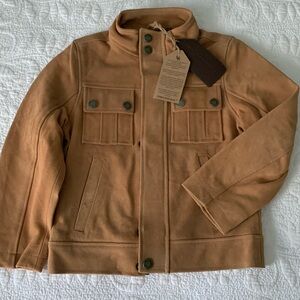 NWT URBAN REPUBLIC Boys Suede Officer Jacket. Sz. M 5/6